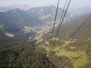 6th day going up with the cable car from Ortisei to Rif. Seceda (2456m)