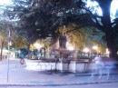Bolzano/Bozen the fountain at Piazza Stazione (night) 25/Aug/2004